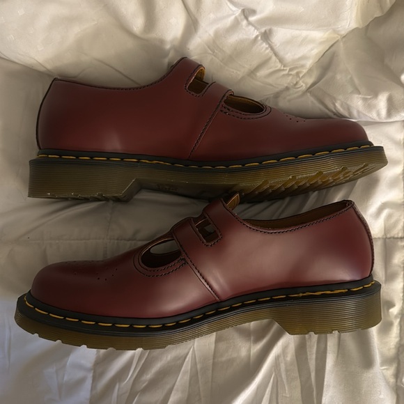 Dr. Martens 8065 Double-Strap Mary Jane’s in Dark Cherry NWOT - Picture 2 of 8